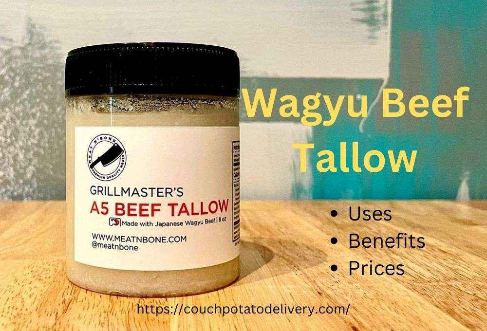 wagyu A5 tallow in a jar