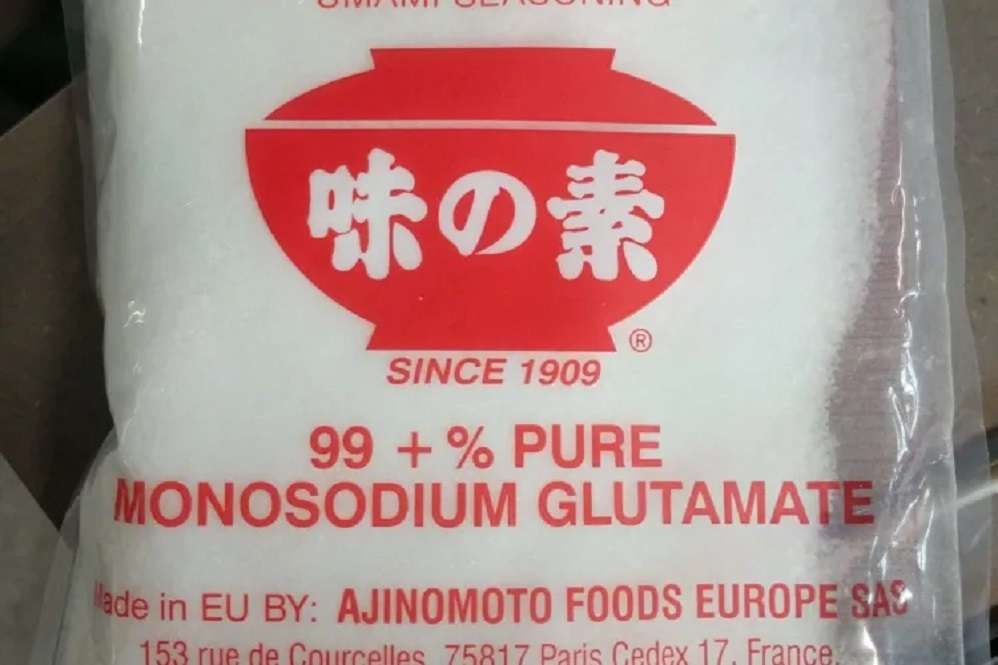 monosodium glutamate in a plastic bag