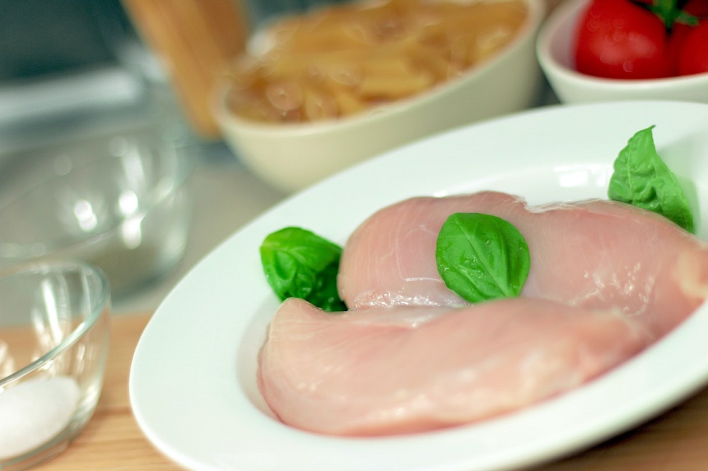 raw chicken
