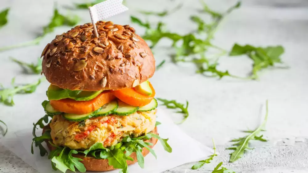 Sweet Potato Veggie Burgers with Avocado